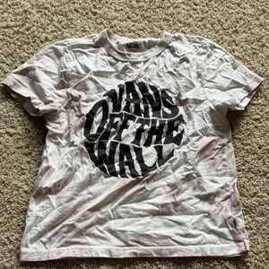 Vans Kids White & Pink Tie-Dye 'Off The Wall' Graphic Tee